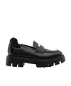 N°21 Loafers Black In Black