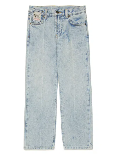 N°21 Kids' 5 Pockets In Blue
