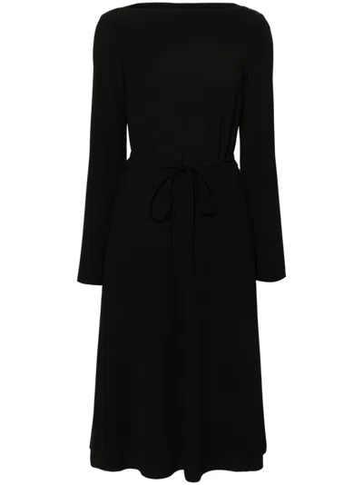 N°21 Woman Midi Dress Black Size 6 Polyamide, Viscose, Wool