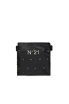 N°21 Allover Palms Clutch Bag In Black