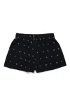 N°21 Logo-print Shorts In Black