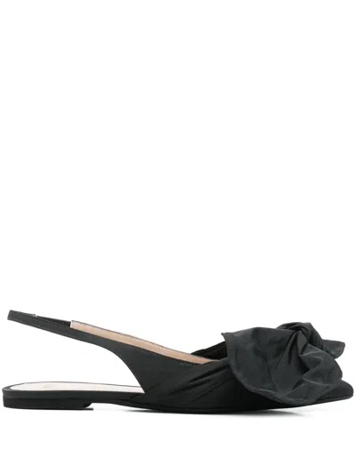 N°21 Ballerina Slingback In Black