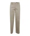 N°21 Pleat Detailed Cargo Pants In Nude