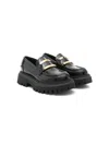 N°21 Logo-plaque Loafers In Black