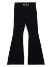 N°21 Bootcut Track Pants In 黑色