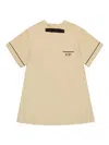 N°21 Abito In Popeline Con Fiocchetto In Neutrals