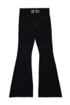 N°21 Bootcut Track Pants In Black