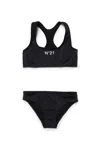 N°21 Logo-print Bikini Set In Black