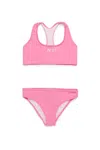 N°21 Costume Bikini In Lycra Con Logo In Pink