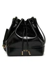 N°21 Bucket Crossbody Bag In 黑色