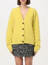 N°21 CARDIGAN N° 21 WOMAN COLOR YELLOW,G11826003