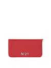 N°21 Wallet With Logo In Red