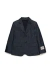 N°21 Giacca Blazer In Denim Chambray In Blue