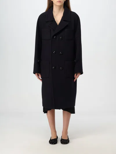N°21 Coat N° 21 Woman Color Blue In Blau