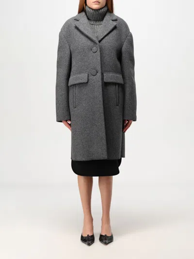 N°21 Coat N° 21 Woman Color Grey In Grau