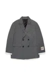 N°21 Cool Wool Blazer Jacket In Grey
