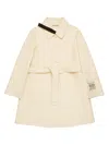 N°21 Cotton Coat In Neutrals