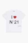 N°21 Cotton Crew-neck T-shirt With Logo