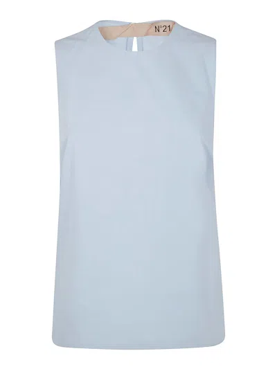 N°21 Cotton Shirt In Blue