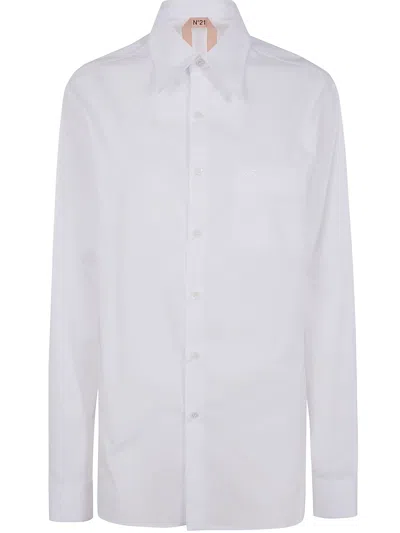 N°21 Cotton Shirt In White