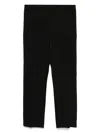 N°21 Pipe-trim Detailed Trousers In Black