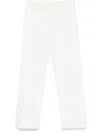 N°21 Twill-weave Trousers In White