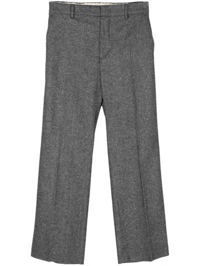 N°21 Pressed-crease Trousers In Grey