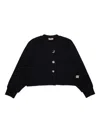 N°21 Felpa Stile Cardigan Con Bottoni Gioiello