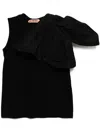 N°21 Embellished Top In Black