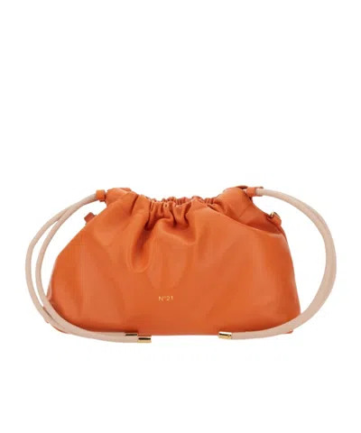 N°21 Eva Chain-handle Crossbody Bag In Orange