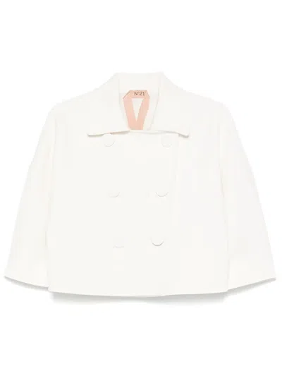 N°21 Fabric Blazer In White