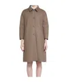 N°21 Houndstooth Coat In Brown