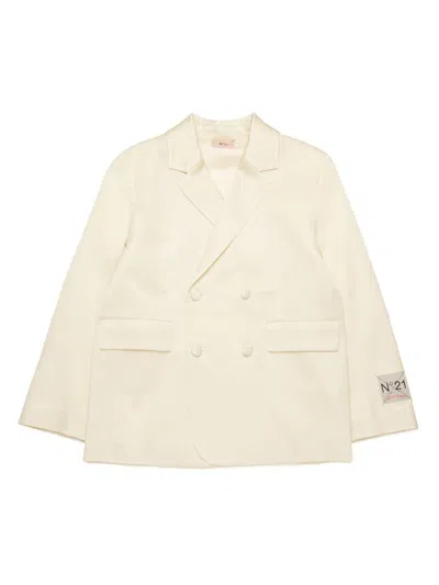 N°21 Kids' Jackets In White