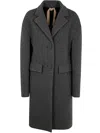 N°21 Jersey Coat In Melange Grey