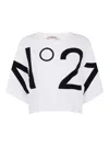 N°21 Jersey T-shirt In Blanco