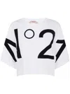 N°21 Jersey T-shirt In Optic White