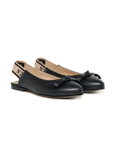N°21 LEATHER BALLERINA SHOES