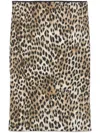 N°21 Leopard-print Mini Skirt In 中性色