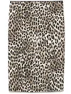 N°21 Leopard-print Mini Skirt In Brown
