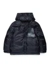 N°21 Lightweight Padded Jacket With Logo Patch In Black