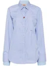 N°21 Classic Straight Shirt In Blue
