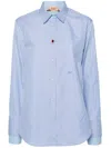 N°21 Classic Straight Shirt In Blue