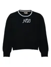 N°21 Pullover In Misto Lana Con Logo Corsivo
