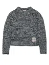 N°21 Logo-patch Crew-neck Jumper In Black