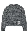 N°21 Logo-patch Crew-neck Jumper In Black