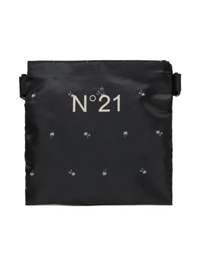 N°21 Kids' Logo-print Bag In Black