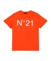 N°21 Logo-print Jersey T-shirt In Red