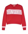 N°21 Logo-print Knit Jumper In Red
