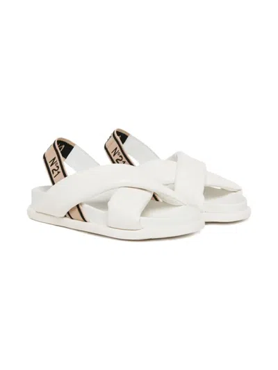 N°21 LOGO-PRINT SANDALS