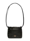 N°21 Logo Print Shoulder Bag In Black